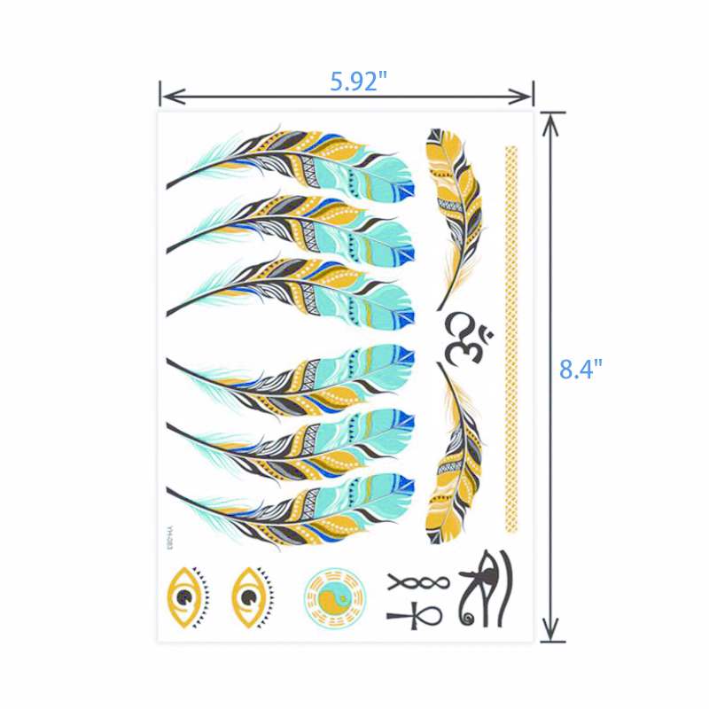 Waterproof Temporary Tattoos Stickers