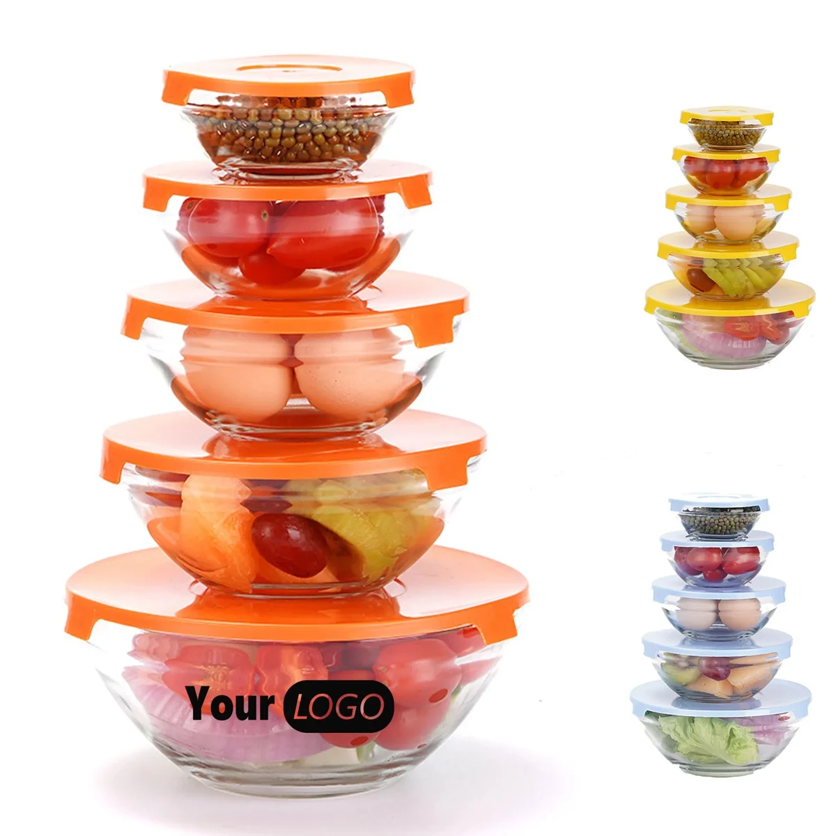 5 Pcs Set Of Fresh-Keeping Bowls 1