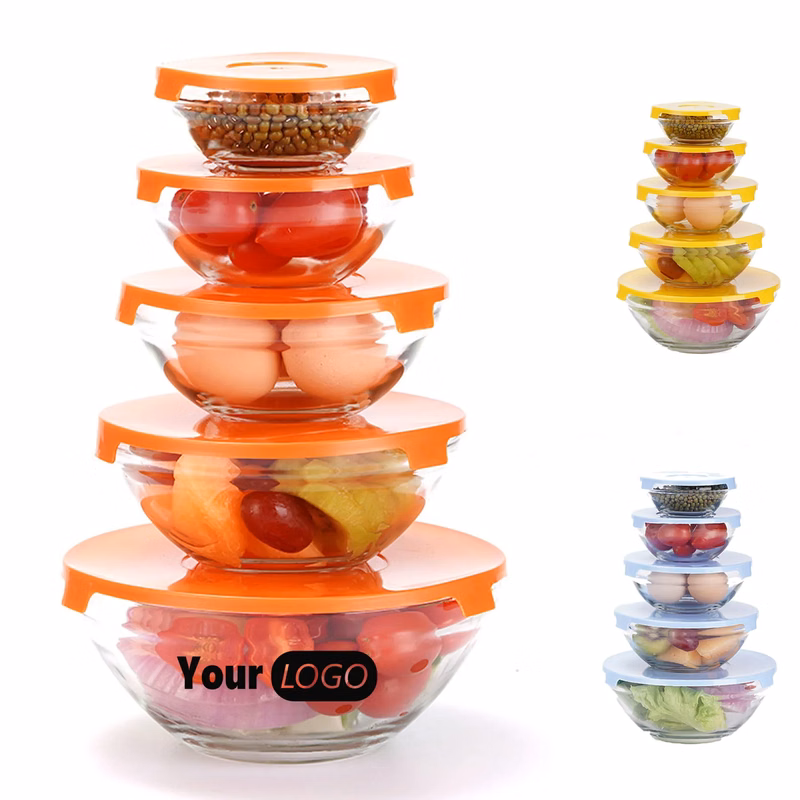5 Pcs Set Of Fresh-Keeping Bowls