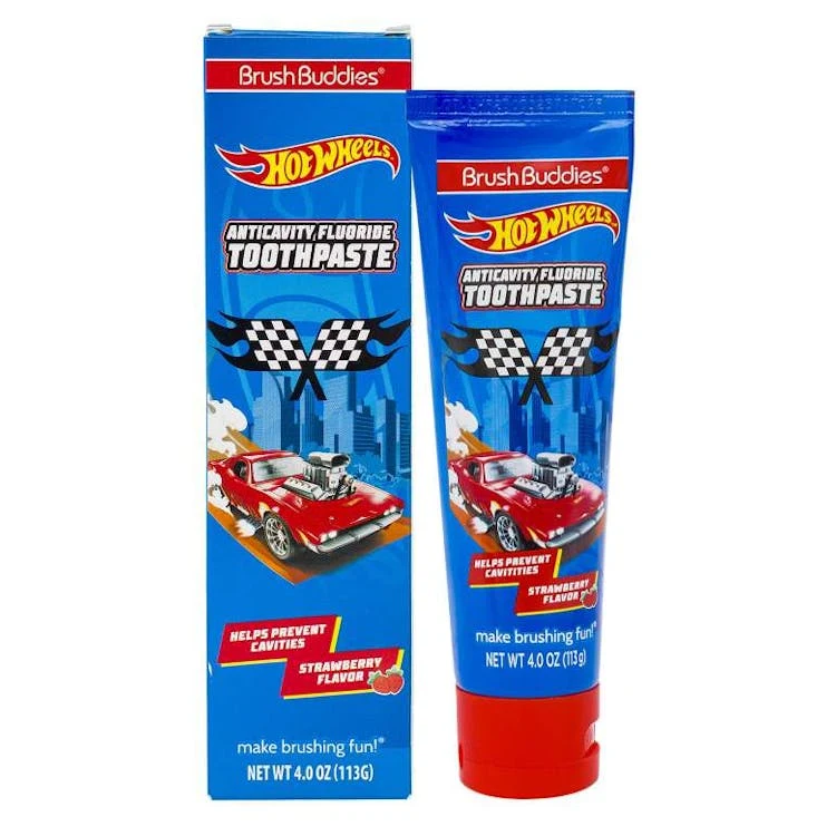 Hot Wheels Strawberry Kids Toothpaste - 4 oz 1