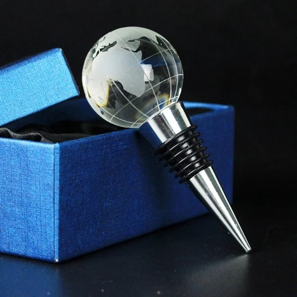World Globe Wine Bottle Stopper 1