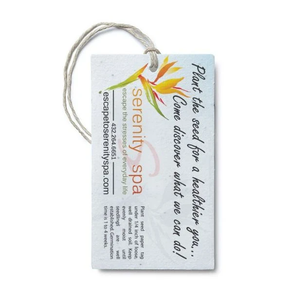 Seed Paper Product Tag, 2x3.5 1