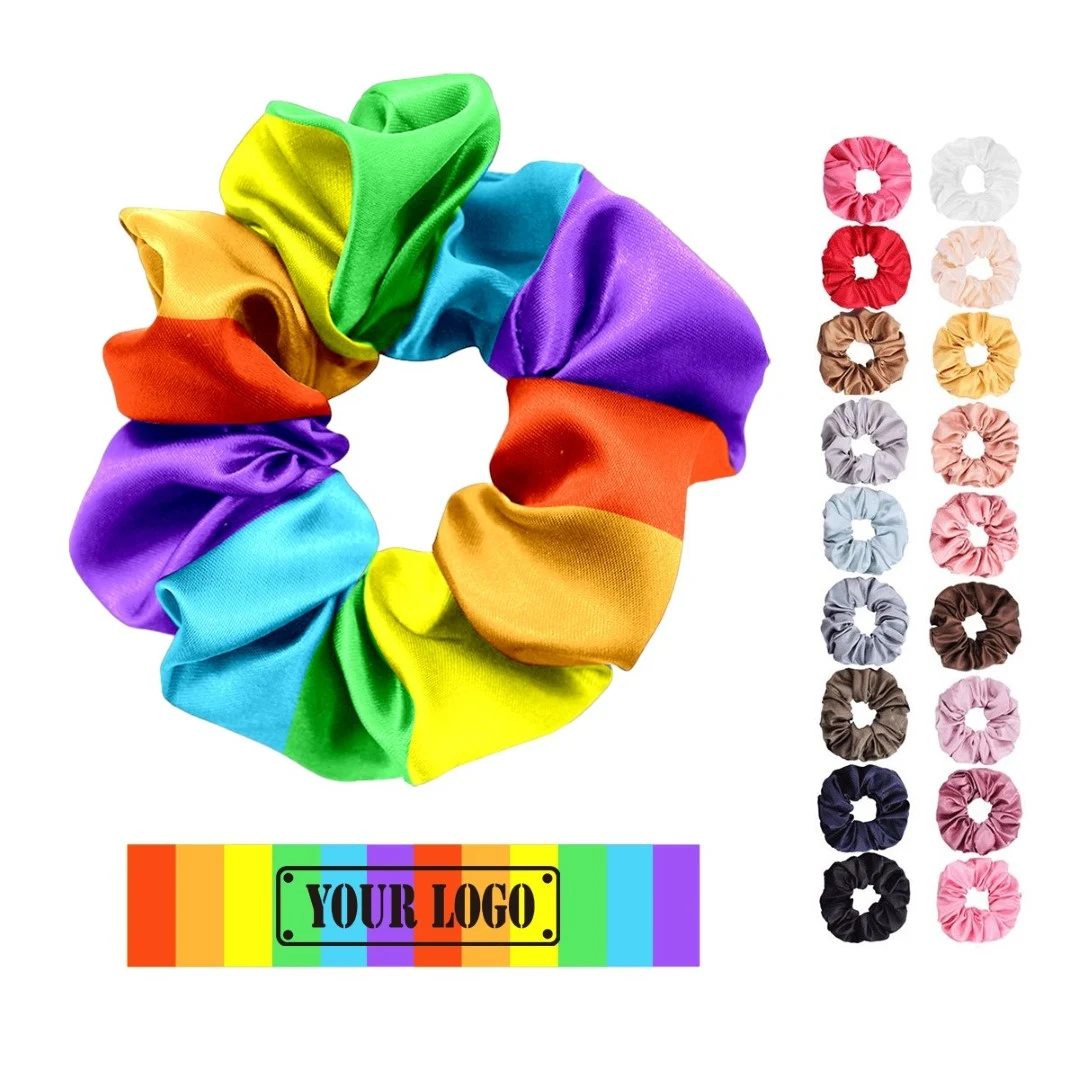 Full Color Scrunchie Hair Tie 1