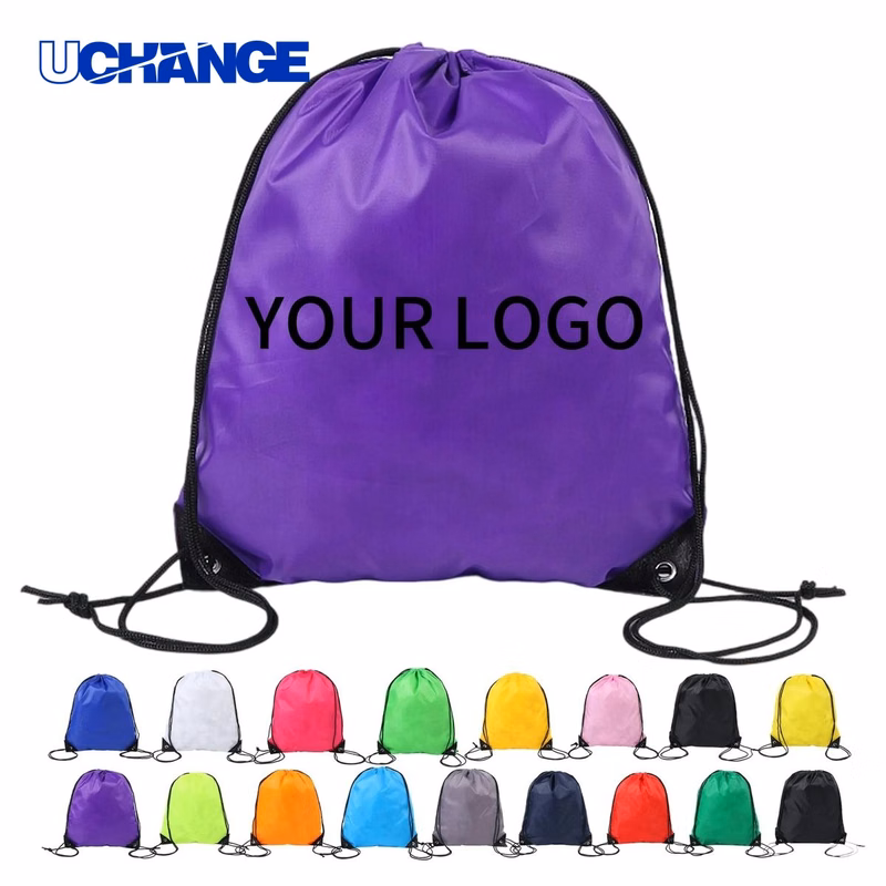 Polyester Drawstring Backpack Organizer with Reinforced Stitching