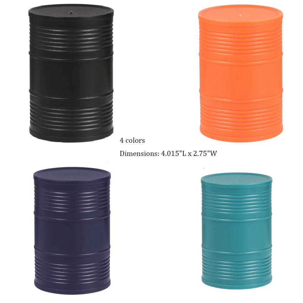 Oil Barrel Shaped Pen Holder 1