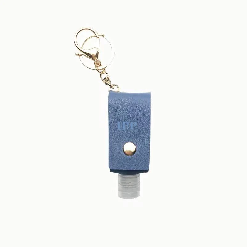 PU Leather Flip Cap Hand Sanitizer Bottle Holder 1