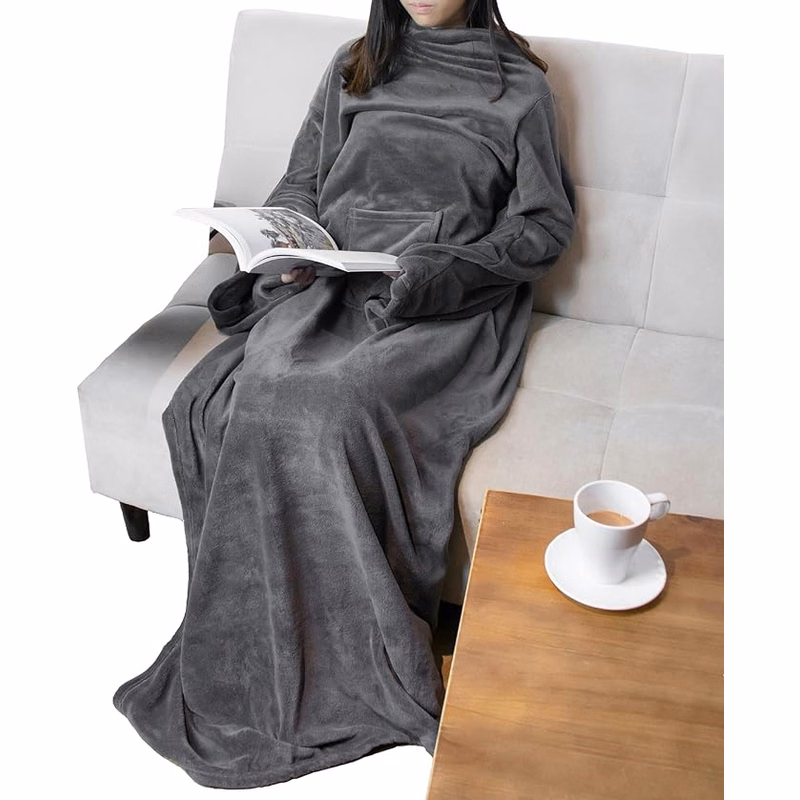 Cozy Blanket with Sleeves