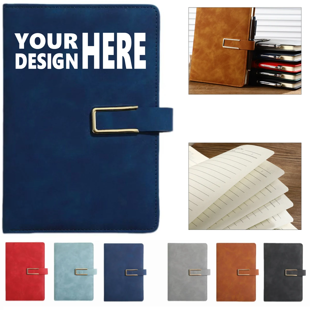 A5 Notebook Boasting Magnetic Closure 1