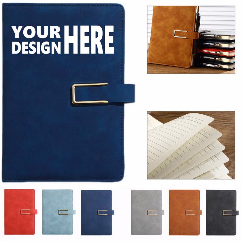 A5 Notebook Boasting Magnetic Closure