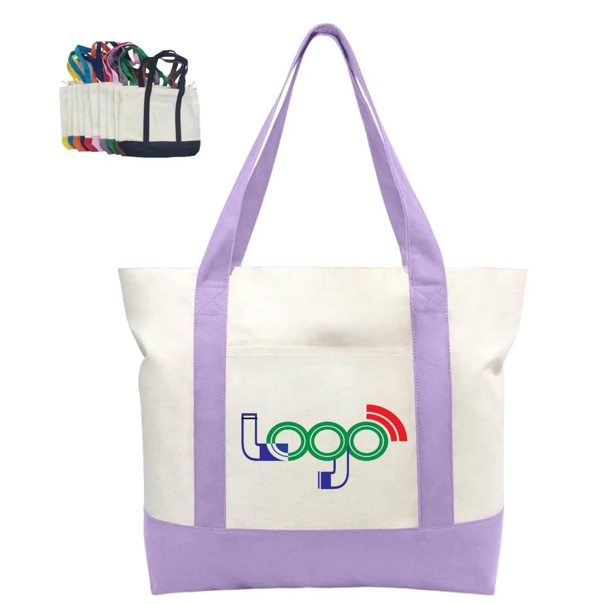 DIY Canvas Tote Bag With Handles, custom tote bag with logo imprint 1