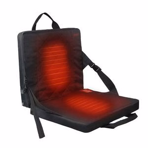 Adjustable Foldable Heated Stadium Seats Cushion with Zipper
