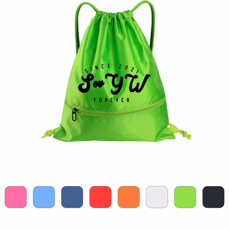 600D Deluxe Customized Drawstring Shoulder Bag