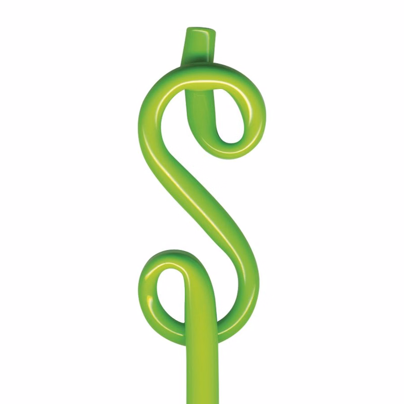 Dollar Sign 1 Inkbend Standard, Bent Pen