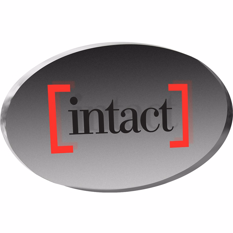 Clear Oval Paper Weight (4"x2 1/2"x 3/8") Screen-Printed