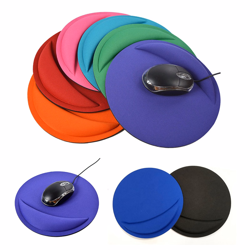 Round Mouse Pad With Wrist Rest