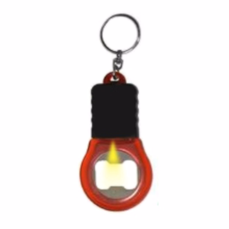 Bottle Cap Opener with LED, Key Chain attached.