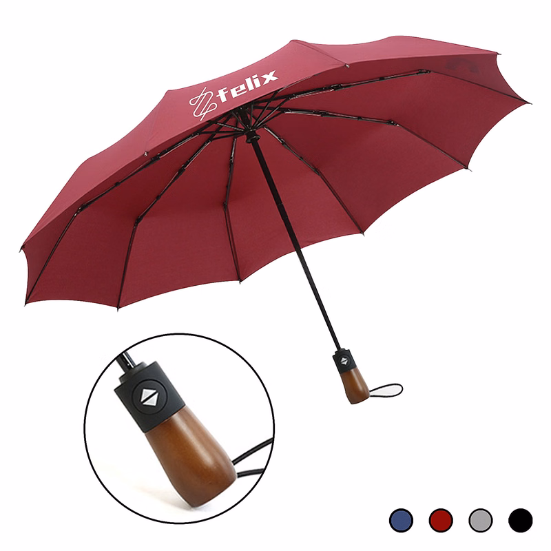 Travel Compact Auto Open/Close Folding Umbrella