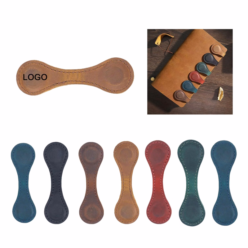 Leather Magnetic Bookmarks