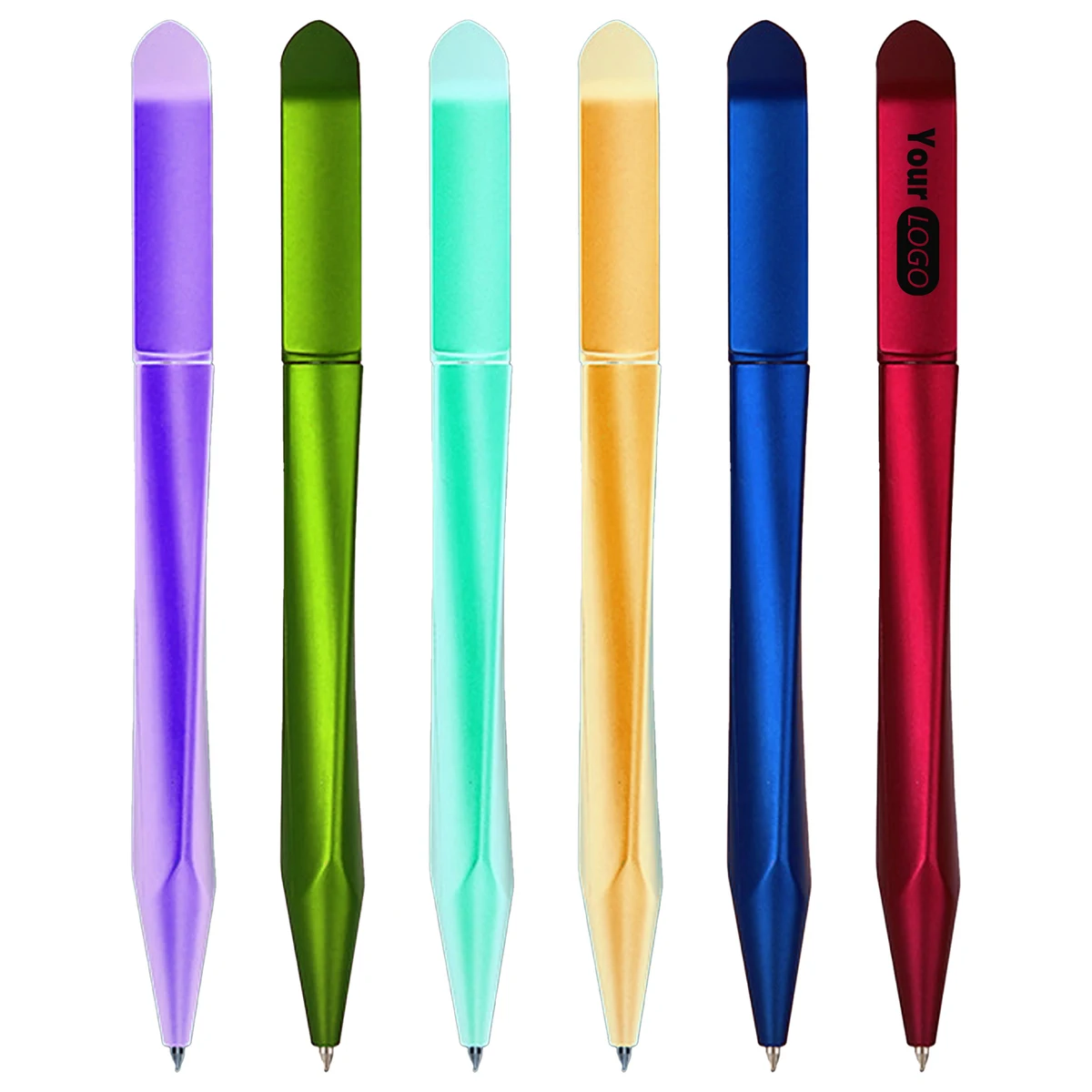 Abs Executive Metallic Pen With A Colorful Twist 1