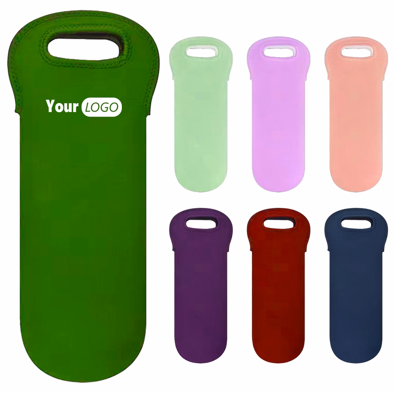 Neoprene Elegant Wine Bag For Insulated And Stylish Wine Carrying