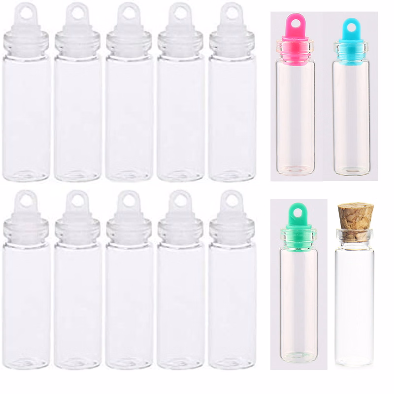 Mini Glass Wishing Bottle