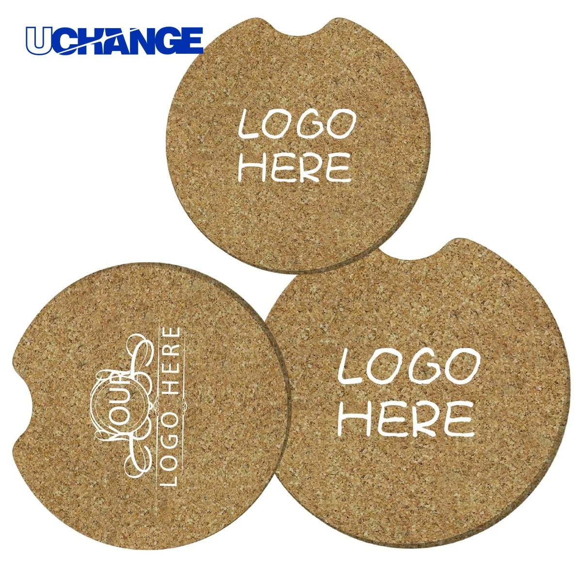 Cork Car Coaster Mat (2.5") 1