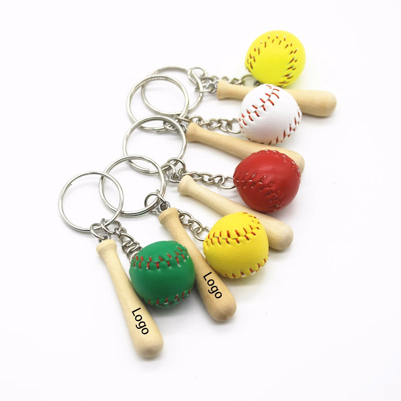 2 in 1 Baseball Bat and Baseball Keychain