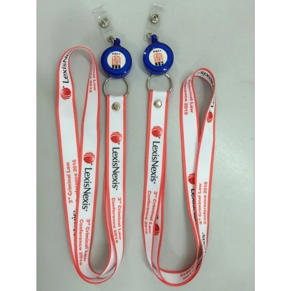 Premium 3/4" Lanyard Retractable Badge Holder 1