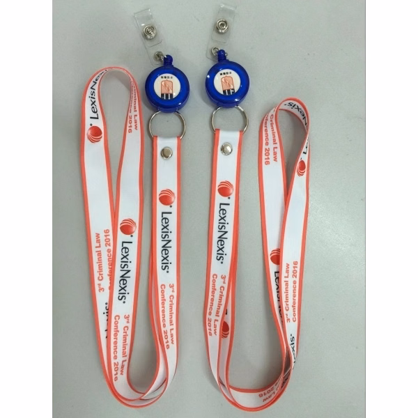 Premium 3/4" Lanyard Retractable Badge Holder