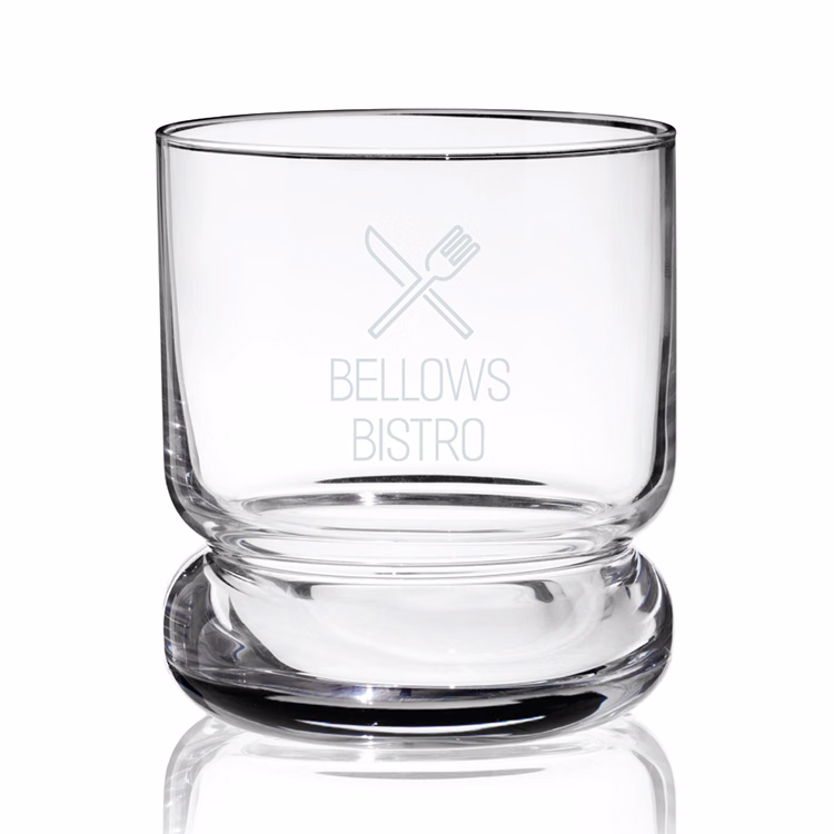 Viski® Mercury Crystal Rocks Glasses, set of 2