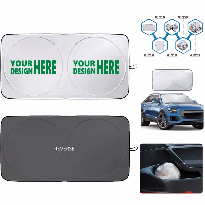 Customizable Car Windshield SunShade MOQ 100 PCS
