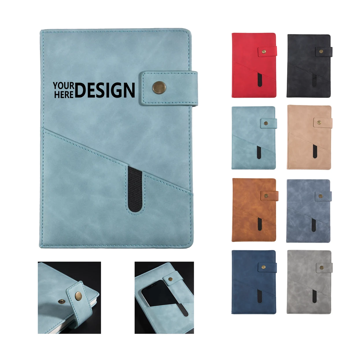 A5 PU Leather Business Notebook Cover 1
