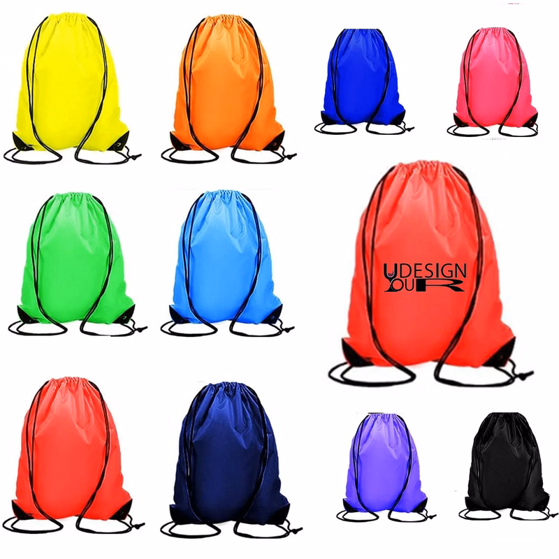 Polyester Backpack Draw String Back Bag
