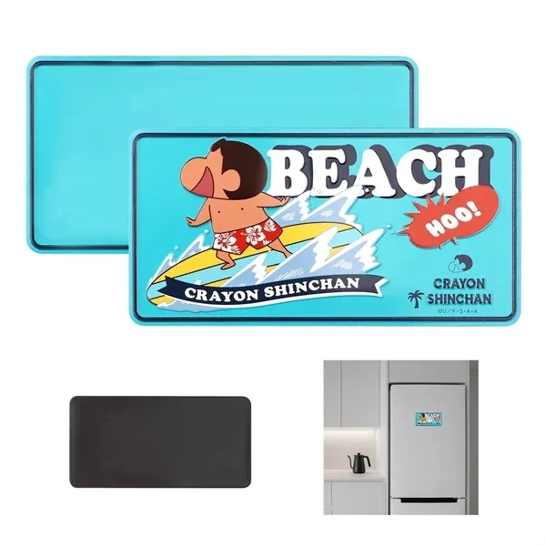 Custom 4.7x2.35 Inch Aluminum 3D Fridge Magnet — Full-Color Home Decor Item 1