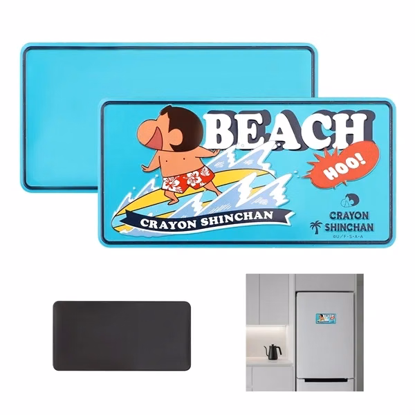 Custom 4.7x2.35 Inch Aluminum 3D Fridge Magnet — Full-Color Home Decor Item