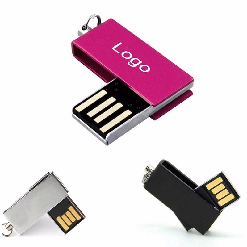 Metal rotate usb flash drives