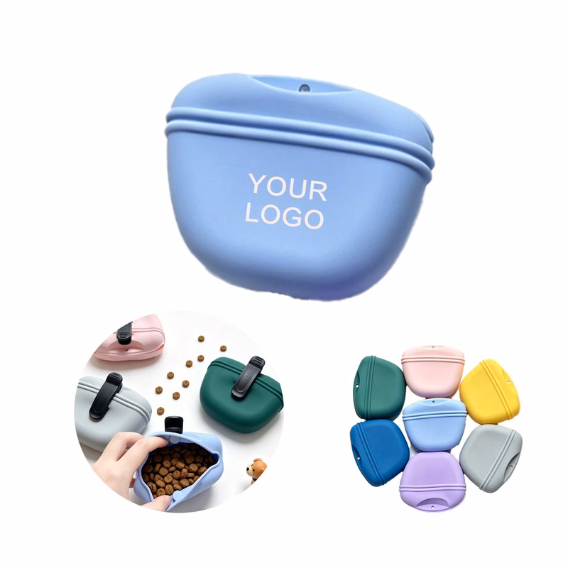 Outdoor Portable Pet Silicone Waist Bag