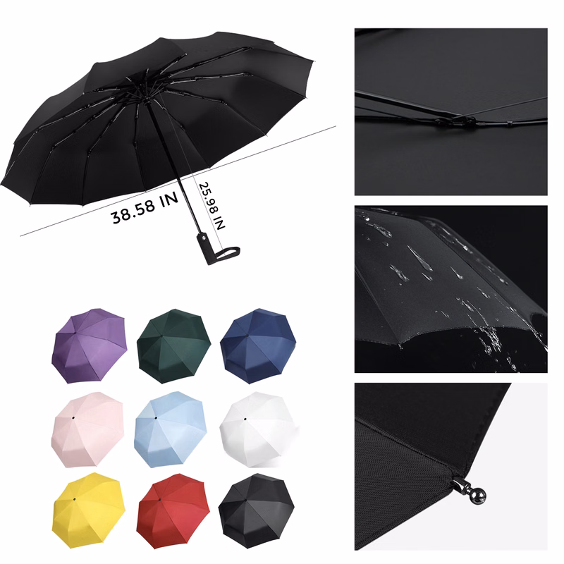 MOQ 10 PCS Automatic Folding Umbrella