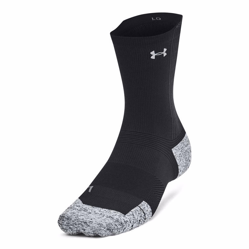 UA ArmourDry Run Cushion Unisex 3-Pack Mid-Crew Socks