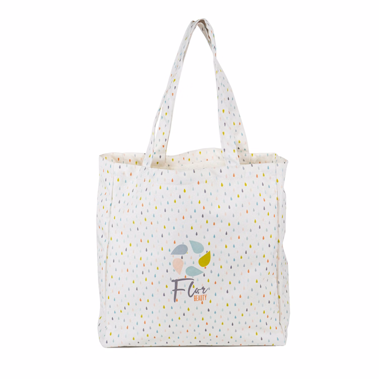 Medium Full Side Gusset Tote (16"H x 14"W x 5"D)