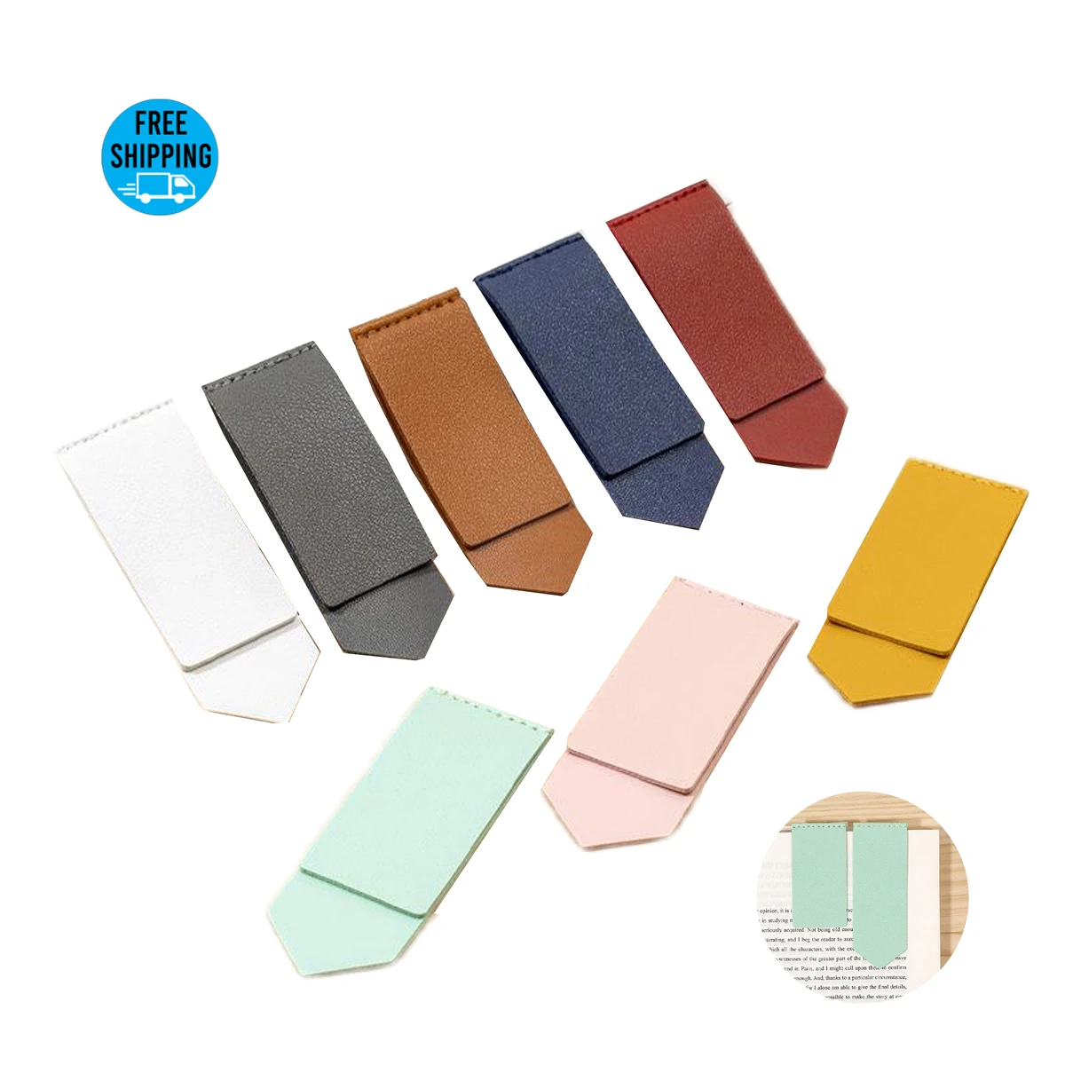 PU Leather Bookmarks 1