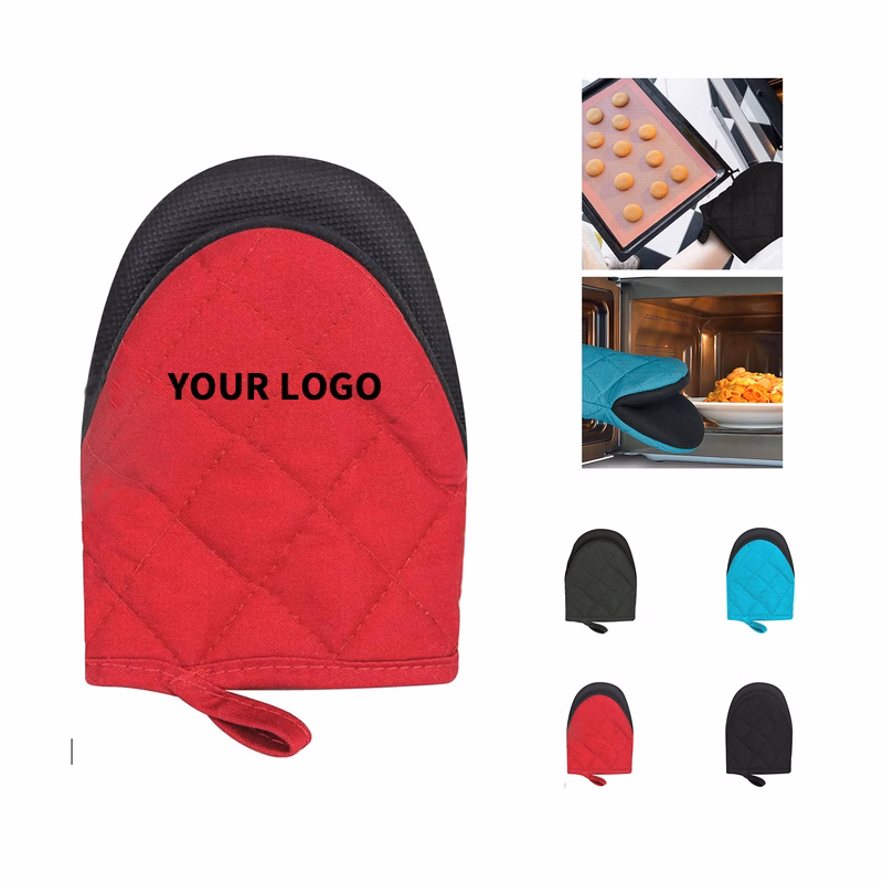 Honeycomb Texture Oven Glove With Cotton Lining 7.87" Length X 5.5" Width