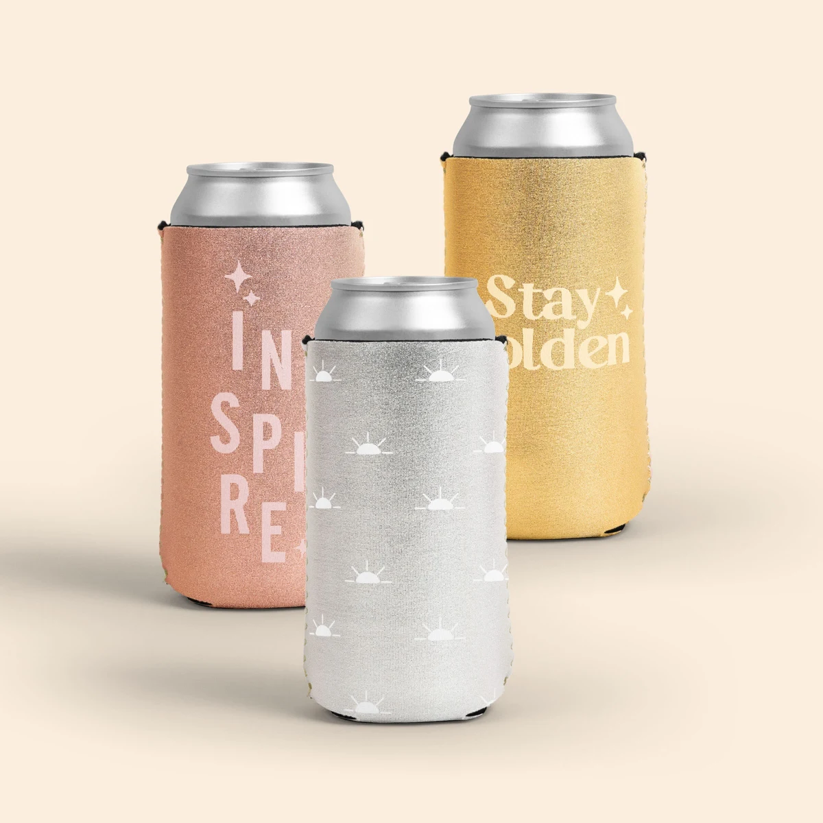 16 OZ ENERGY DRINK KOLDER KADDY - METALLIC NEOPRENE 1