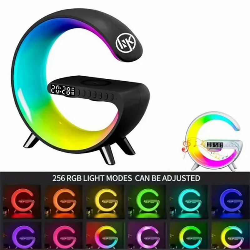 G Shaped Wireless Smart Light Sunrise Alarm Clock 1