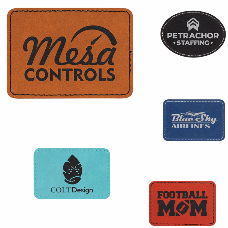 2" Faux Leather Patch