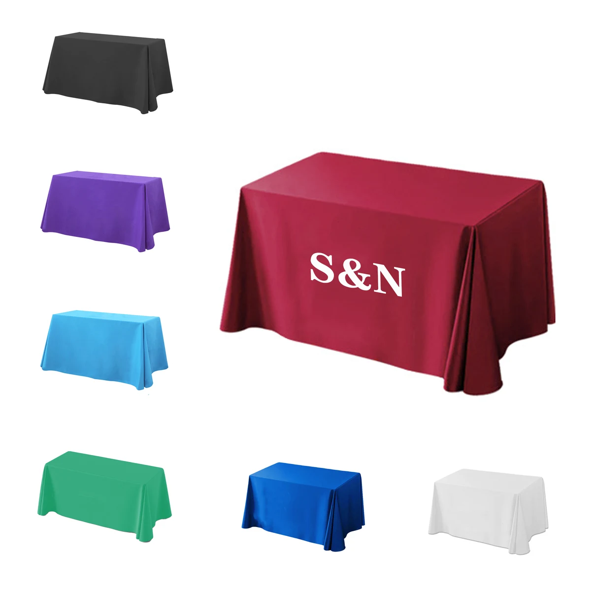 6ft Draped Standard Table Cover 1