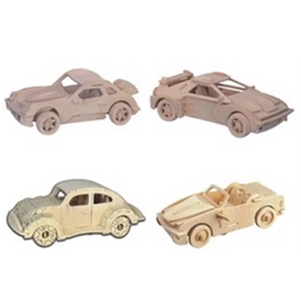3D Wooden Car Puzzle 1