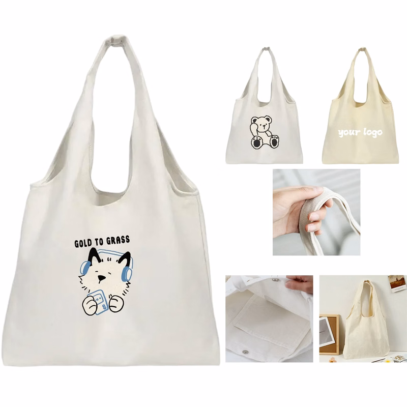 Eco-Friendly Artistic Canvas Tote Bag