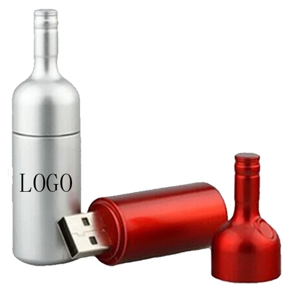 Custom Wine Bottle USB Flash Drive 1