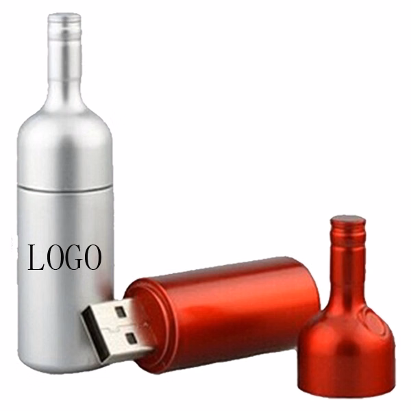 Custom Wine Bottle USB Flash Drive